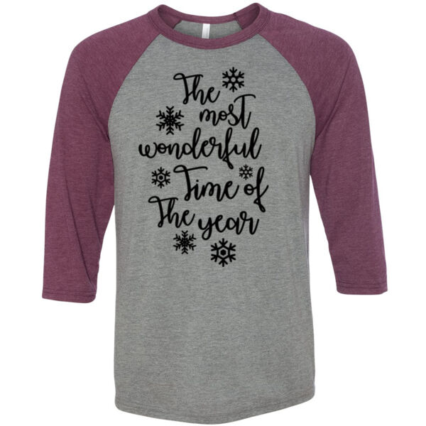 Most Wonderful Time of the Year: Grey/Maroon Thumbnail